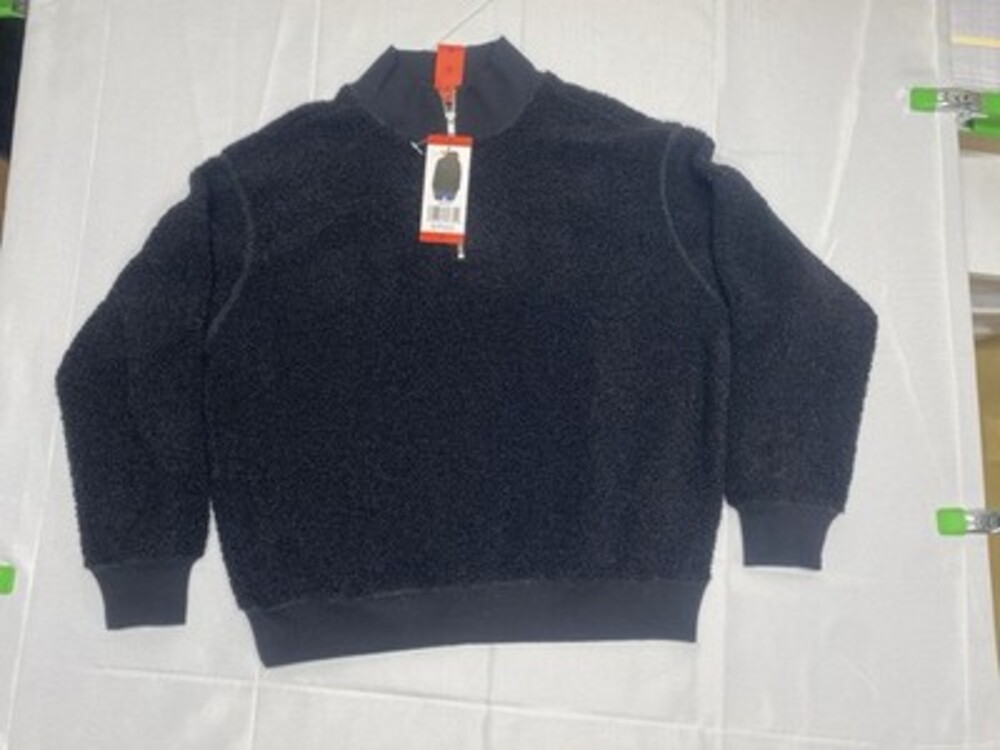NWT Buffalo David Bitton Men's Quarter Zip Teddy Fleece Pullover Size Medium